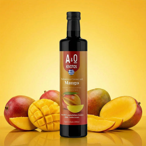 Balsamico Essig Creme Mango intensive Frucht perfekt für Salat und Antipasti
