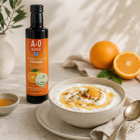 Balsamico mit Orange ohne Fruchtfleisch