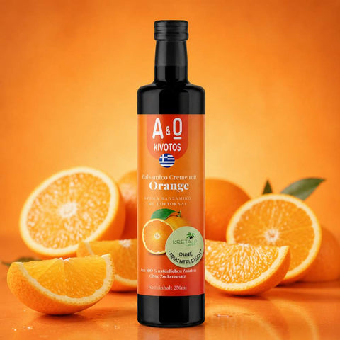 Modernes Ambiente zum Balsamico Creme Orange ohne Fruchtfleisch