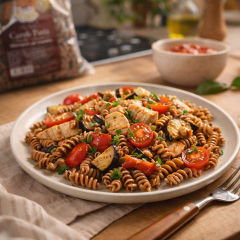 Carob Pasta Fusilli