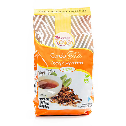 Creta Carob Johannisbrotbaum Tee 300 g – hochwertiger Tee aus , bekannt für sein geschroteten Johannisbrotbaum Schoten - mildes Aroma, leichte Süße