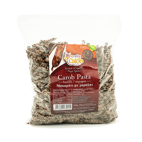 Carob Pasta Fusilli