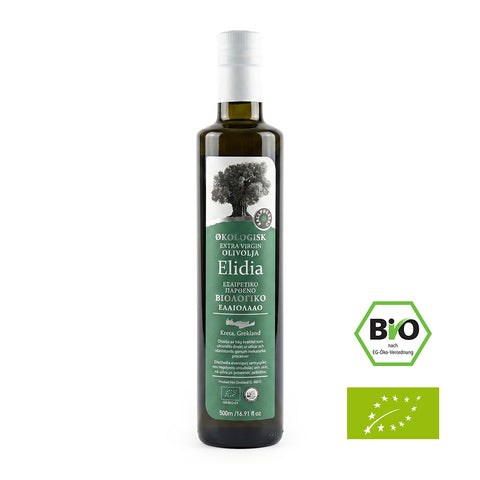 Elidia  BIO OLivenöl 500 ml Flasche