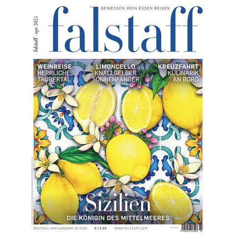Cover Falstaff Magazin Sizilien Februar 2025