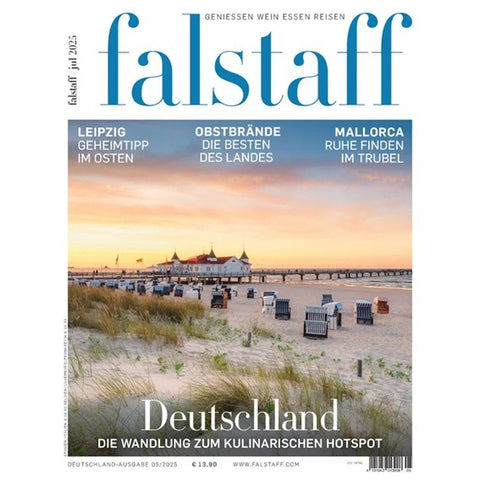 Cover Falstaff Magazin Deutschland Juli 2025