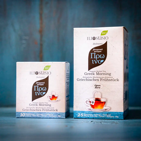 Kräutertee im Teebeutel mit echten Kräutern von Kreta - Griechisches Frühsück. Präsentiert bei KRETA natürlich. 