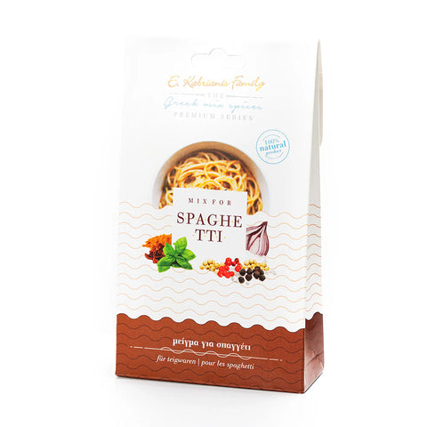 Kabrianis Family Gewürzmischung für Spaghetti Kabrianis 40 g – aromatische mediterrane Gewürzmischung, ideal zum Verfeinern von Spaghetti und Pasta-Gerichten.