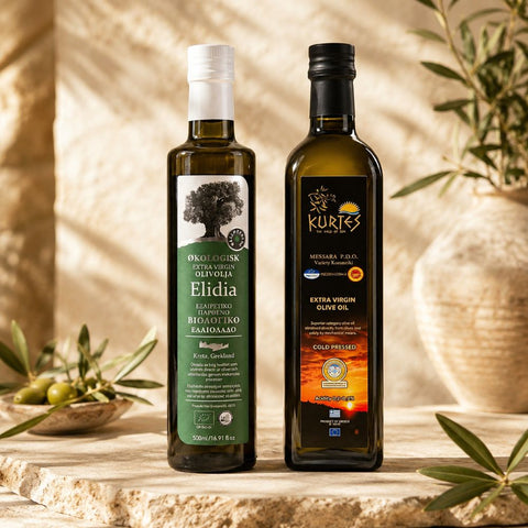 Das KRETA natürlich Entdecker Set mit Kurtes und Elidia Olivenöl