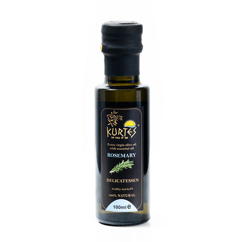Kurtes Aromaöl Rosmarin, 100 ml – aromatisch-intensives Rosmarin-Öl für mediterrane Gerichte und verführerisch duftende Speisen