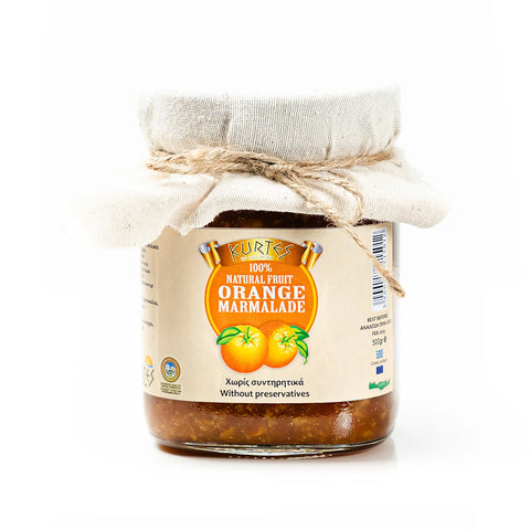 Kurtes Orangenmarmelade, 500 g – fruchtig-frische Marmelade aus sonnengereiften Orangen mit intensivem Aroma und feiner Süße